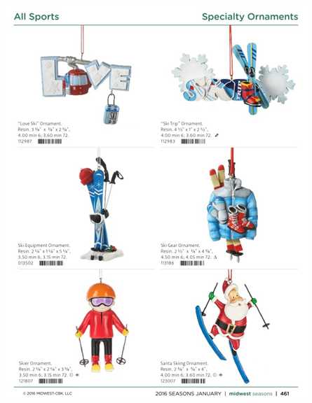 "Ski Gear" Ornament by Midwest 